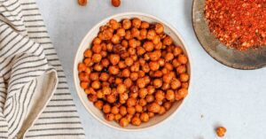 Harissa Roasted Chickpeas