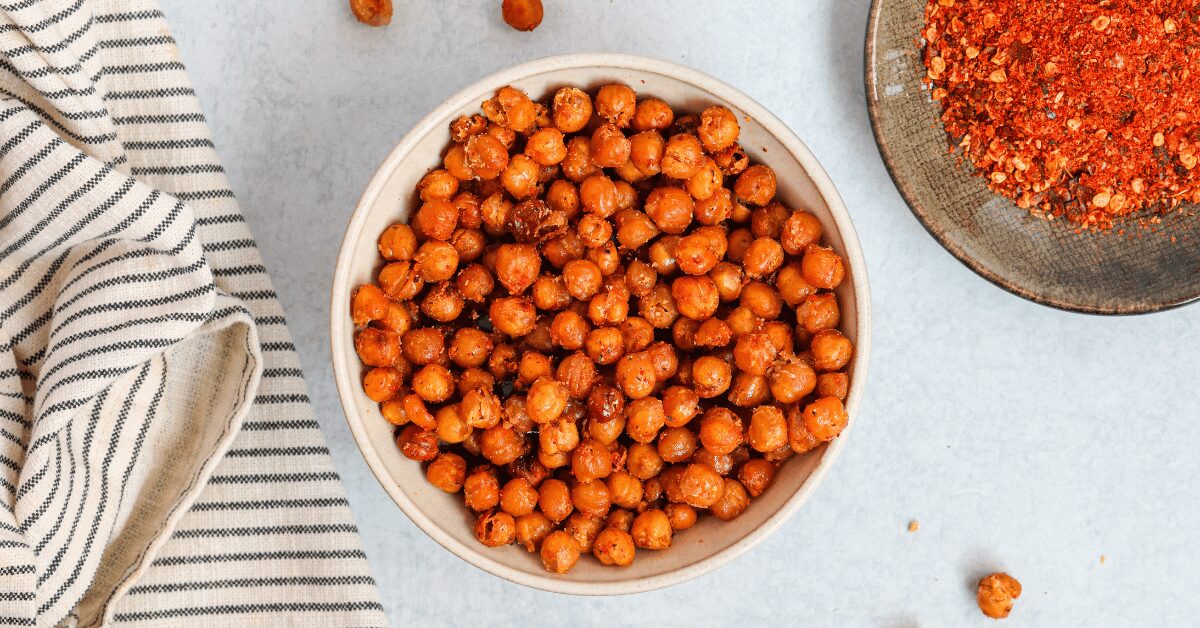 Harissa Roasted Chickpeas