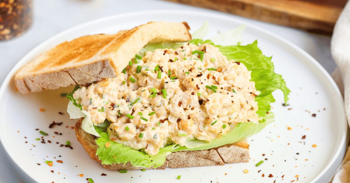 Smash Chickpea Sandwich