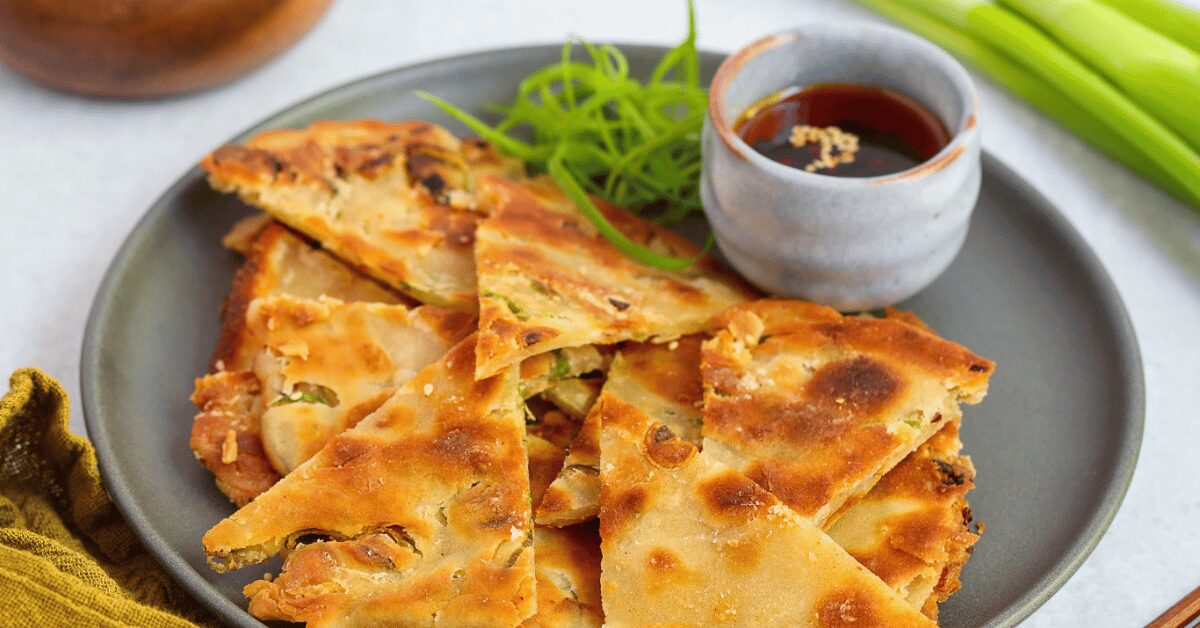 ​​Crispy Green Onion Pancakes