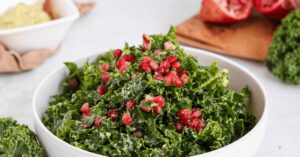 Kale Salad with Avocado Dressing