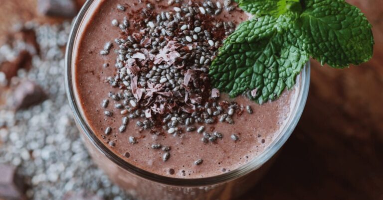 Peppermint Mocha Bliss Smoothie