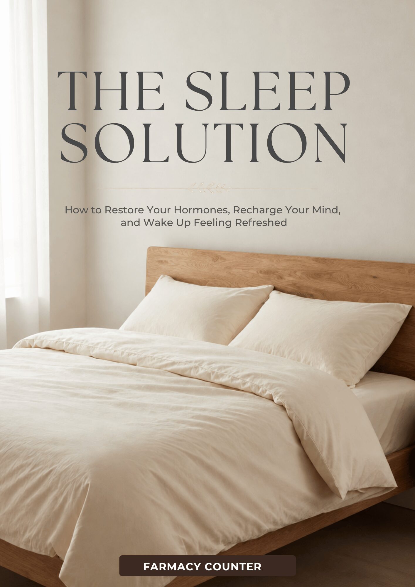 Cover of The Sleep Solution, a free guide from Farmacy Counter